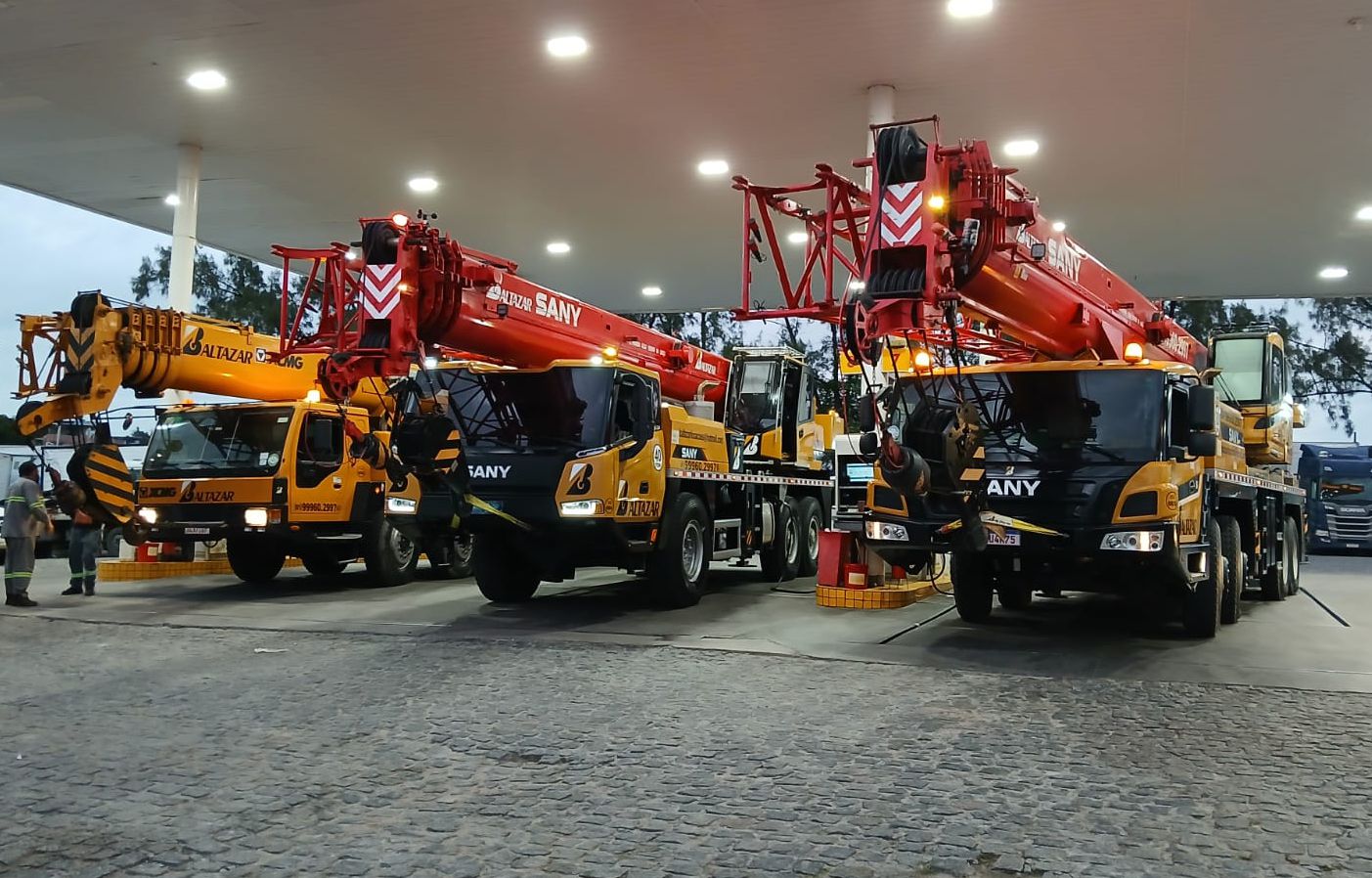 Equipe e operações Baltazar Locações